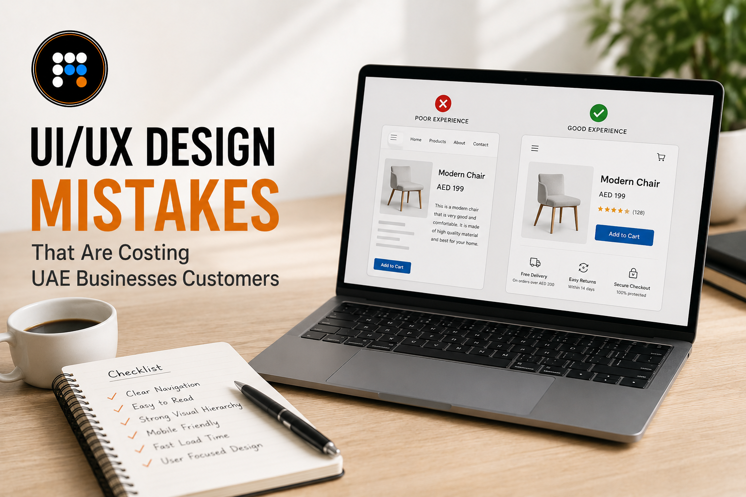 UIUX Design Mistakes That Are Costing UAE Businesses Customers